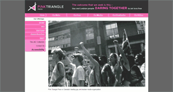 Desktop Screenshot of pinktrianglepress.com